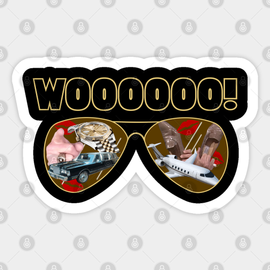 WOOOO! Ric Flair Sticker - Ric Flair - Sticker