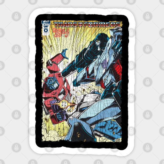 Transformers vintage cover art - Transformers - Sticker