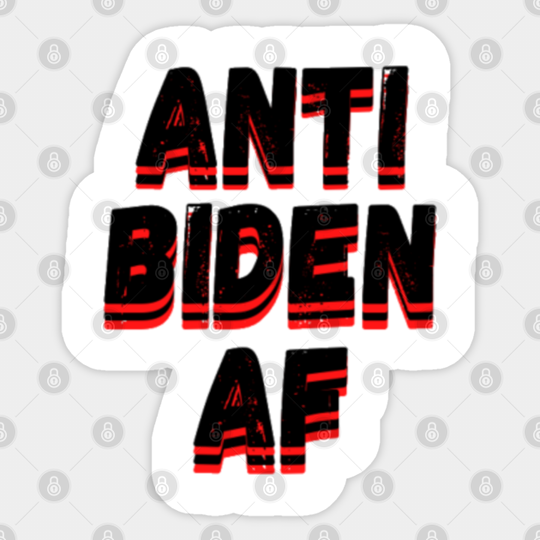 ANTI JOE BIDEN - Fuck Biden Masks - Sticker