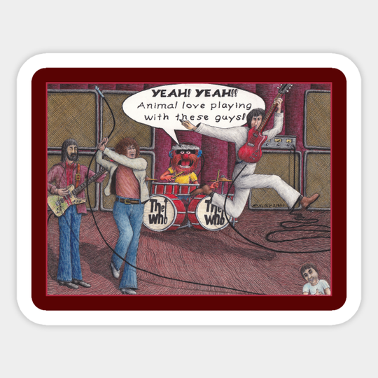 Animal Joins The Who - Animal - Sticker