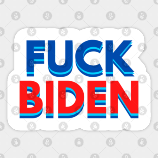 Fuck Joe Biden - Fuck Biden Masks - Sticker