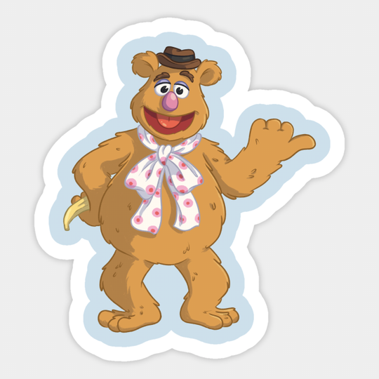 Fozzie Bear - The Muppets - Sticker