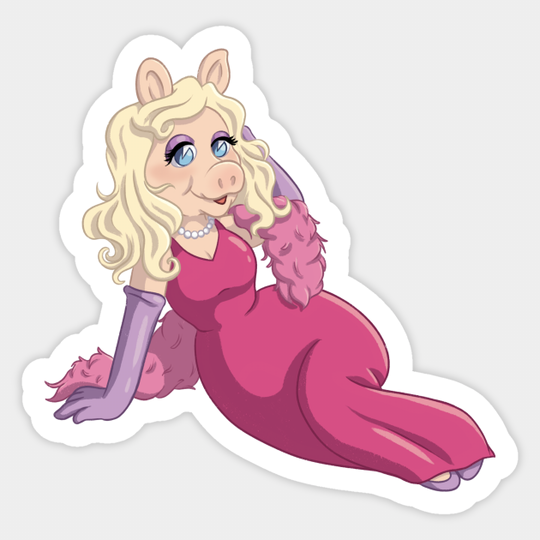 Miss Piggy - The Muppets - Sticker