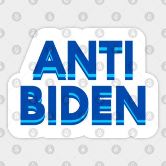 ANTI JOE BIDEN - Fuck Biden Masks - Sticker