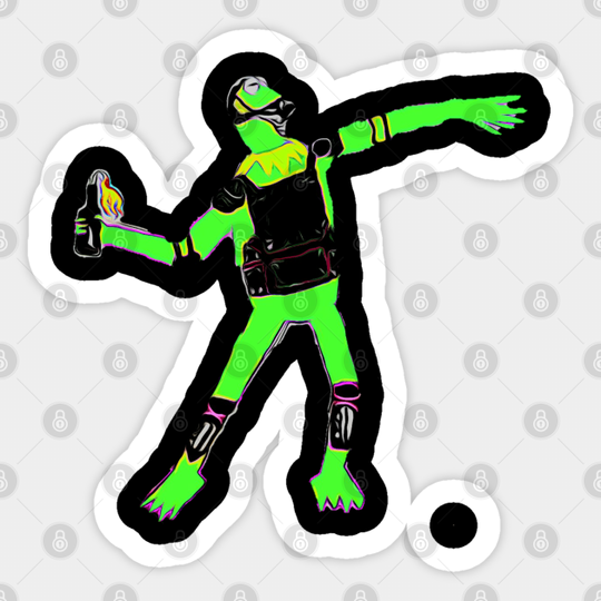 Banksy Kermit 2 - Kermit - Sticker