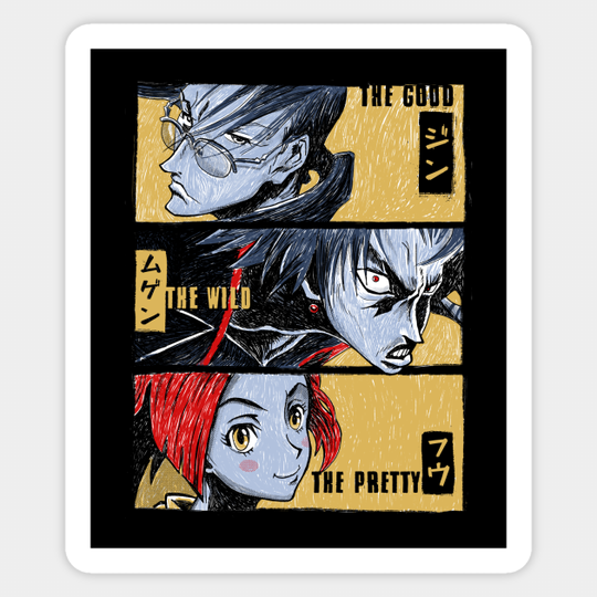 The Good, the Wild & the Pretty - Samurai Champloo - Sticker
