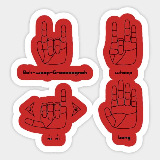 Universal Greeting - Transformers - Sticker