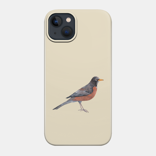 Robin - Bird - Phone Case