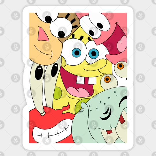 Sponge Squad - Spongebob - Sticker