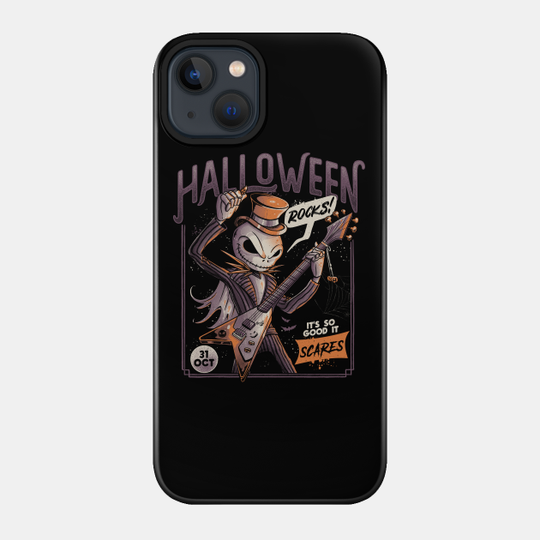 Halloween Rocks Spooky Skellington Rocker - Jack Skellington - Phone Case