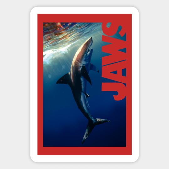 Jaws movie tribute - Shark - Sticker