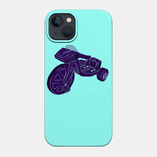 Big Wheel - Purple - 80s Retro - Phone Case