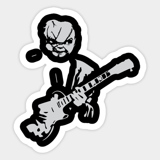 chucky rocks - Chucky Doll - Sticker