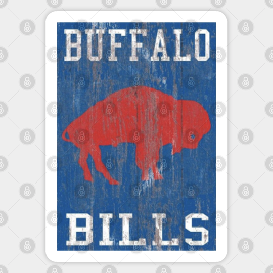 B. Bills - Buffalo Bills - Sticker