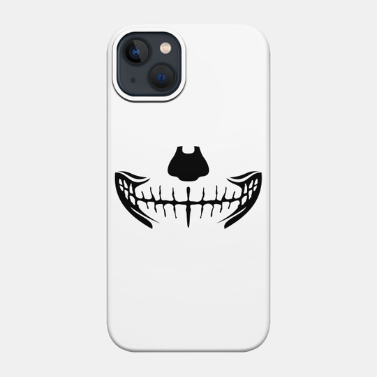 Nightmare Smile Jack Skellington Face Mask - Nightmare Smile Mask - Phone Case