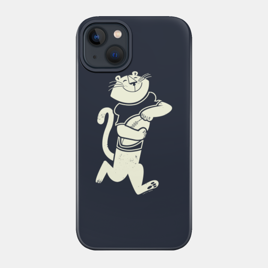 University of Pittsburgh - 1950's Panther with Football - University Of Pittsburgh - Phone Case