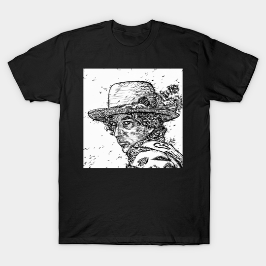 BOB DYLAN ink portrait - Bob Dylan - T-Shirt