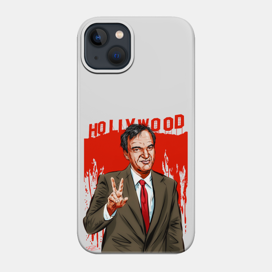 Quentin Tarantino - An illustration by Paul Cemmick - Quentin Tarantino - Phone Case