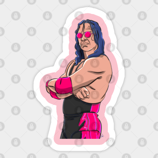 Bret Hart - Bret Hart - Sticker