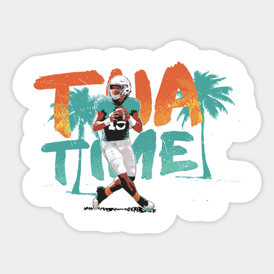 Tua Tagovailoa tua time Sticker Sticker - Sports - Sticker
