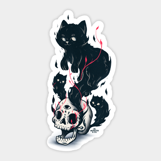 Salem - Black Cat - Sticker