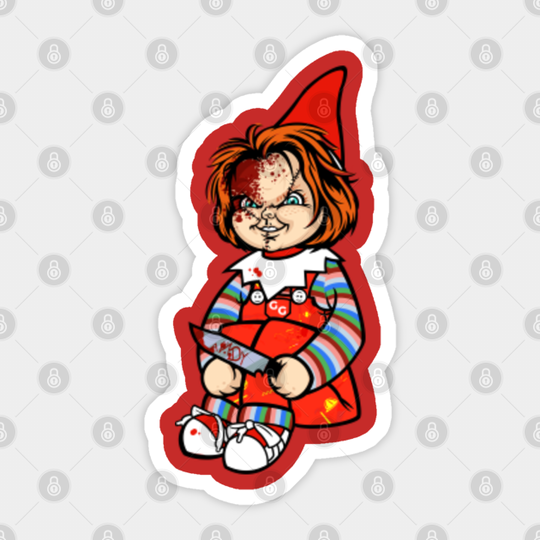 Chucky on the Shelf - Christmas - Sticker