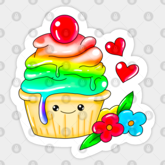 fruits moriah elizabeth style - Strawberry Shortcake - Sticker