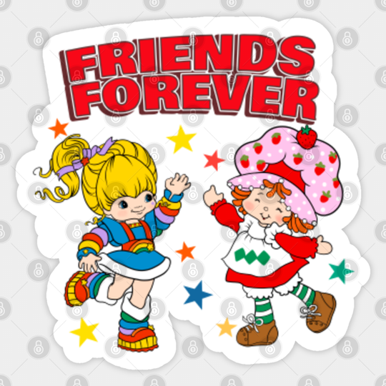 Friends forever - Rainbow Brite - Sticker