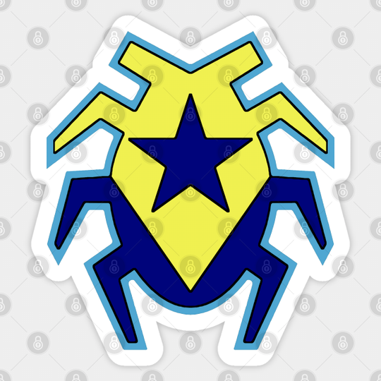 Blue & Gold - Justice League - Sticker