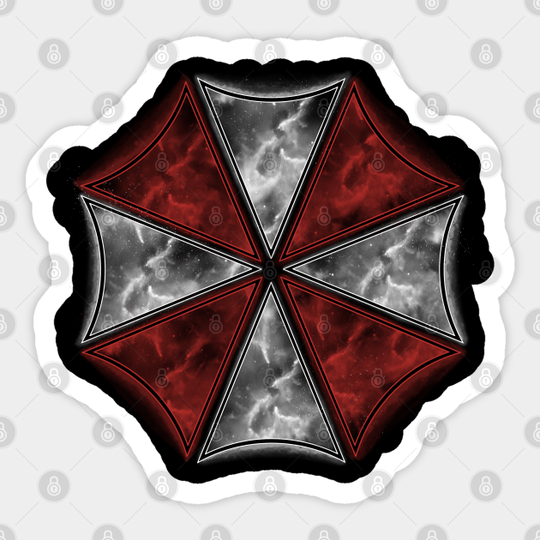 Smoke Umbrella - Umbrella Corporation - Sticker