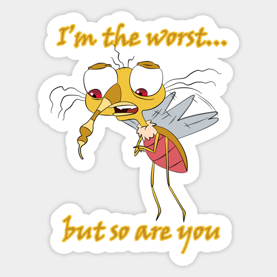 The Worst - Big Mouth - Sticker