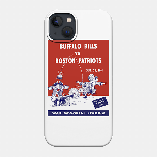 Vintage Buffalo Bills Program - Buffalo Bills - Phone Case