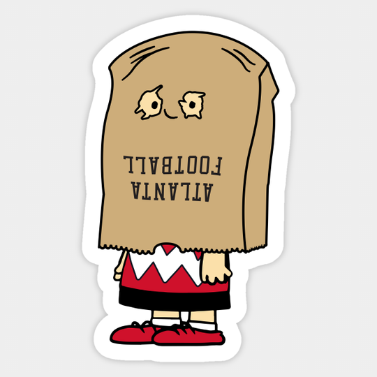 Atlanta Bag Of Shame - Atlanta Falcons - Sticker