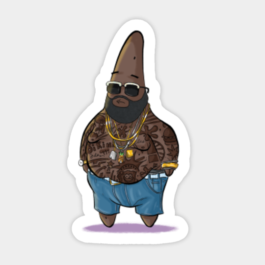 PatRick Ross - Spongebob - Sticker