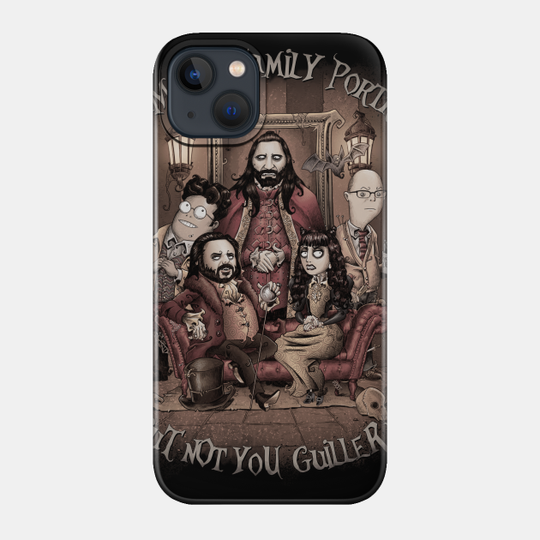 Vampire Family Portrait - What We Do In The Shadows - Phone Case
