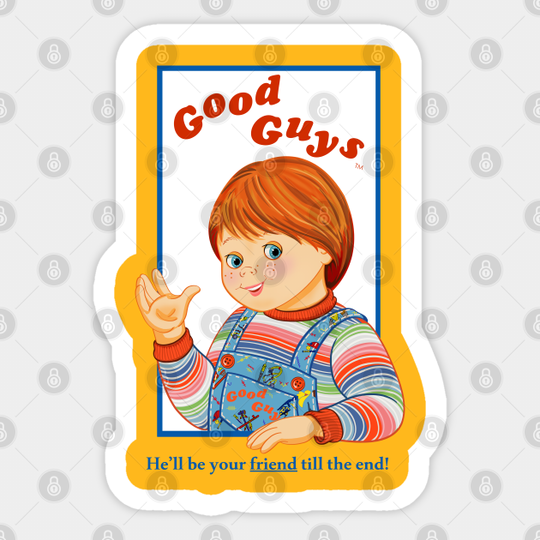 Child's Play - Good Guys - Chucky - Chucky - Sticker