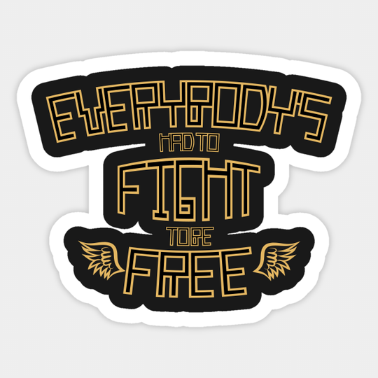 Tom Petty and The Heartbreakers Refugee quote - Inspirational Quote - Sticker