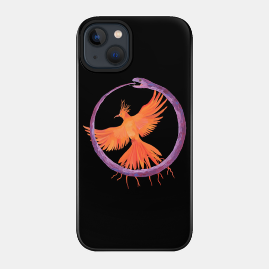 Ouroboros and Phoenix - Ouroboros - Phone Case