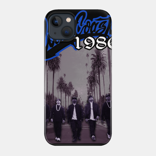 West Coast Rapper And Hip Hop Retro - Hip Hop - Phone Case