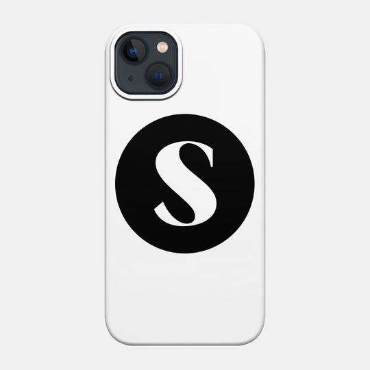 S (Letter Initial Monogram) - S - Phone Case