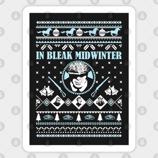 Peaky Ugly Christmas Sweatshirt - Peaky Blinders - Sticker