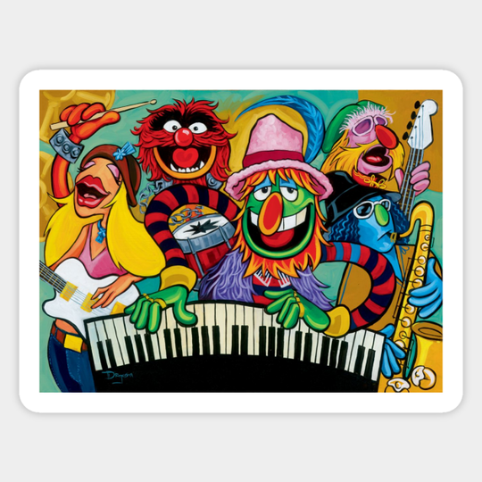 Dr. Teeth and the Electric Mayhem Jazz - Muppets - Sticker