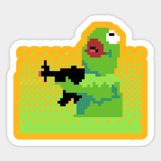 Angry Kermit - Muppets Show - Sticker