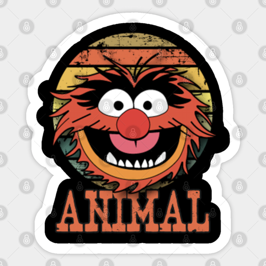 vintage party animal - Muppets - Sticker