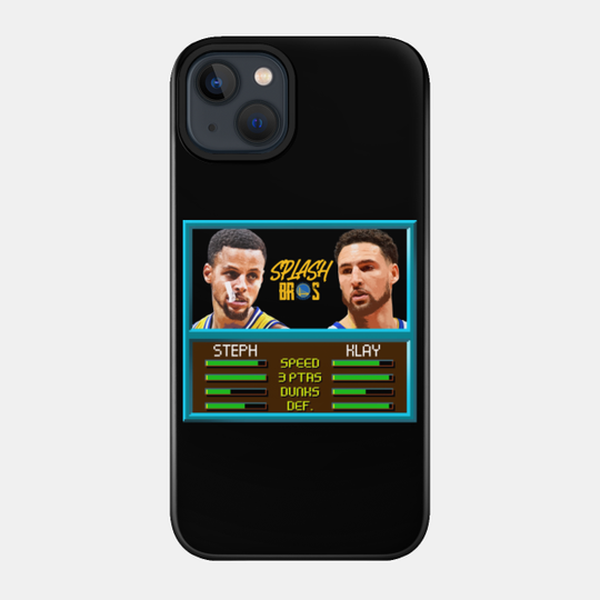 Splash Brothers NBA Jam - Steph Curry Klay Thompson Golden State - Phone Case