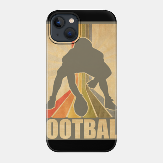VINTAGE AND RETRO AMERICAN FOOTBALL COLLEGE FOOTBALL - Vintage And Retro American Football - Phone Case
