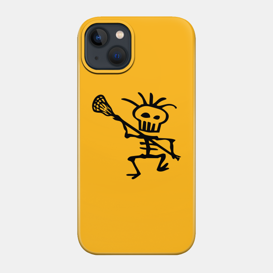 Clean Bones logo Black - Lacrosse Team - Phone Case