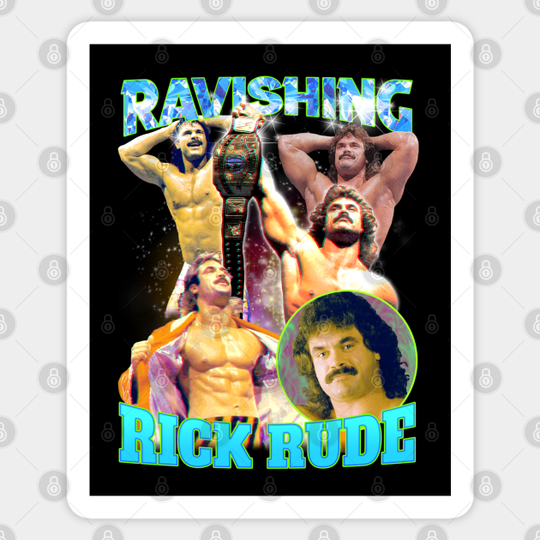 Rick Rude Bootleg - Wrestling - Sticker