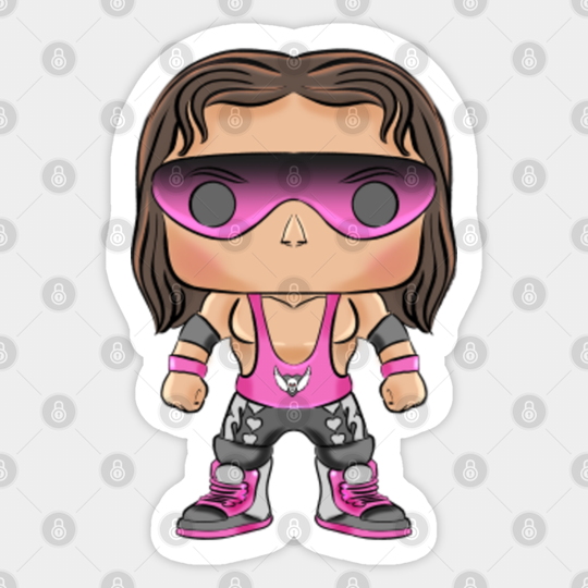 "Bret Hart 97 POP Art T" - Bret Hart - Sticker
