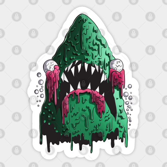 Grime Jaws 25 Footer - Jaws - Sticker